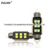 Nova luz de teto LED para carro modificada 3030-6smd brilhante luz de leitura de ponta dupla luz interior do carro 31mm / 36mm