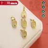 Retención de color fuerte accesorios dorados accesorios para joyería DIY accesorios de colgante de la suerte pulsera de oro antiguo accesorios de colgante
