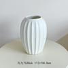 Jarrón Cerámico Estilo Francés Sentido Arreglo Floral Flores Secas Vintage Sala de Estar Flores de Agua Ornatos Arte Blanco Crema Estilo