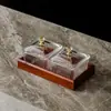Caja de plástico para almacenar frutos secos, charola casera dividida para snacks, salón de belleza, bar, caja comercial para snacks y dulces para presentación