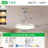 Lámpara de Techo para Dormitorio Estilo Mid-Century Grand Guanyuan Moderna Simple Nogal Textura Retro Restaurante Lámpara Colgante Protección Ocular 668L
