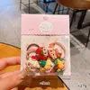 Diadema Pequeña de Princesa de Dibujos Animados Accesorios para el Cabello de Niños Goma Elástica para el Cabello que No Daña el Cabello Pasador de Pelo Adorno de Cabeza de Frutas Lindas para Niña Navidad
