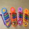 Piano de percussão mini de desenho animado para bebê instrumento de percussão de plástico para crianças brinquedo de educação musical precoce suprimentos brinquedos