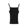 Camisola de Punto Acanalado Gris para Mujer, Nuevo Estilo de Verano, Top Sexy sin Mangas con Espalda Descubierta para Usar por Encima