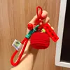 Colgantes de llavero de fruta de hilo de ganchillo terminados en juego de caja de regalo, adecuados como un pequeño regalo o decoración para bolsa