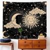Tapiz de suministro directo transfronterizo personalizado impresión digital ins Nórdico tela colgante Bohemio hombre té Luo tapiz para pared de fondo