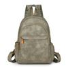 Mochila Mochila Feminina 2025 Nova Tendência Couro Moda Mais Fácil de Combinar Bolsa de Viagem Feminina Grande Capacidade Mochila Escolar Feminina