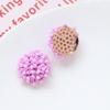 Parche de flores con cuentas de color macarrón, ideal para hacer tú mismo, joyería hecha a mano, pendientes, accesorios, material
