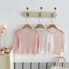 Ropa de Bebé Ropa de Verano Ropa con Protección Solar Ropa Fina de Verano para Aire Acondicionado Top para Hombre Cárdigan Abrigo de Bebé para Niña Estilo Occidental