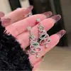Pendientes de Árbol de Navidad, Exquisitos Pendientes de Árbol de Navidad de Circonita Multicolor, Pendientes Únicos de Nicho de Alta Gama