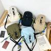 Bolso de Hombro Pequeño y Ligero Bolso para Teléfono Móvil 2025 Nuevo Estilo Lona Ligera Deportes Bolso Cruzado Mini Bolso Cruzado para Ciclismo