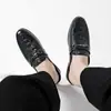 Pantuflas de Mocasín sin Talón para Hombre, Adecuadas para Vestidores, Mocasines Casuales de Deslizamiento para Usar al Aire Libre