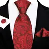 Set de Corbata para Hombre, Caja de Regalo de Lujo para Hombre, Corbata Atada a Mano, Corbata Bordada Jacquard, Diseño de Logo al por Mayor