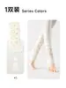 Calcetines de yoga calcetines holgados para pantorrilla estilo fino de verano blancos calcetines de Pilates calcetines holgados que cubren el pie calentadores de piernas para fitness deportivo