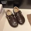 Zapatos Birkenstock de Piel Genuina con Peluche para Mujer 2026 Otoño/Invierno Nuevo Estilo Suela Gruesa Tacón Oculto Hebilla Zapatos Cálidos de Algodón