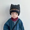 Nuevo Modelo 2025 Gorro de Lana Tejido Grueso con Forro de Felpa para Niños para Invierno, Resistente al Frío y Cálido, Adecuado para Niños y Niñas, Envío Gratis