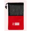 Bolsa de Pular Corda Meio Tela com Padrão de Colmeia e Fechamento por Cordão para Alunos do Ensino Fundamental e Médio, Fortalecedor de Pegada, Bolsa Ferramenta para Armazenamento de Equipamentos Esportivos