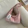 Bolsa Tote Feminina Leve, Bolsa Casual Grande Capacidade para Estudantes, Novo Modelo 2026, Ombro Único, Bolsa de Mão, Bolsa Transversal, Preto