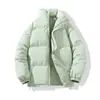 Comercio Exterior AliExpress Nueva Ropa de Invierno Gruesa Cálida de Color Sólido Casual con Cuello para Hombre y Mujer para Pareja