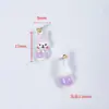 Cuentas dopamina gota de aceite pintado a mano agujero grande con cuentas diy pulsera hecha a mano collar accesorios caricatura lindo colgante