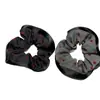 Elástico de Cabelo de Bolinhas em Formato de Coração, Scrunchie Retrô, Novo Estilo 2026 Faixa de Cabelo para Coque, Acessório de Cabelo Elegante para Mulheres