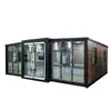 Casa de Actividades Contenedor Transfronterizo Tres en Uno Ampliable Tipo Ala Plegable Desmontable Casa Contenedor Habitable