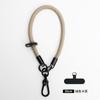 Cordão para Celular Pendurado no Pescoço Transversal 8mm Tira Trançada Corda Curta para Pulso Capa de Celular Cadeia de Cordão Atacado Fábrica