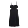 Comércio Exterior Transfronteiriço Roupas Femininas Verão 2026 Novo Estilo Moda Europeia e Americana Estilo Aberto Vestido de Alça Bordado 0881391