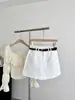 Verão 2026 Novo Estilo Coreano Petite Casual Conjunto Shorts Feminino Temperamento Versátil Cintura Alta Emagrecimento Calças de Perna Larga