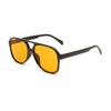 Gafas de sol de moda de网红 (influencer) para hombre y mujer con moda anti ultravioleta retro coreano gafas de sol de color frutal en stock al por mayor