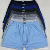 Roupa íntima de malha de perna reta para homens de meia-idade e idosos Wang Shuxia Roupa íntima masculina Plus Size Shorts de quatro cantos soltos Plus Size