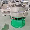 Tamiz Vibratorio Rotatorio Farmacéutico Hecho a Medida de Fábrica, Máquina Tamizadora Vibratoria de Acero Inoxidable 304, Tamiz Vibratorio Rotatorio Circular para Granulados de Plástico y Leche de Soya