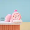 Nova Estrela Dormindo Aveludada Figura Decoração de Carro Artesanato de Resina Brinquedo Criativo Moderno Ornamento de Mesa