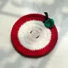 Posavasos de Papá Noel Hecho a Mano para Navidad Crochet de Hilo Regalo Creativo Regalo Navideño Mantel para Mesa del Hogar Base para Tazón