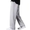 Pantalones Casuales de Pierna Ancha Baratos al por Mayor para Niños, Pantalones Deportivos Rectos Sueltos de Moda, Pantalones Largos Deportivos con Cordón para Jóvenes