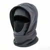 Gorro de Ciclismo a Prueba de Viento y Calentador de Cuello Integrados para Hombres y Mujeres, Protección Térmica para Ciclismo de Invierno, Forro de Casco Anti-Frío, Cubre-Cabeza