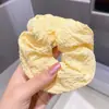 Cuerda para el Cabello de Seda Marrón de Gama Alta para Mujer, Anillo de Intestino para Atar el Cabello, Cubierta de Cuero de Aspecto Caro, Elegante, Accesorios para el Cabello de Intestino, Goma Elástica