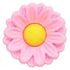 Flores Coloridas Adesivos de Borracha Macia 3D Decorações Planas para Capas de Celular Papelaria Acessórios de PVC 3D Acessórios para Joias DIY