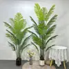 Muebles para el Hogar Amazon Sanwei Kwai Plantas Simuladas Estilo Escandinavo Plantas Verdes Falsas Maceta de Pie Decoración de Interiores Árboles Falsos