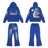 Sudadera con capucha holgada para hombre Hellstar Transfronteriza Alta Calidad Retro Americano High Street Traje NFC