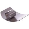 Protector de dedos acero inoxidable utensilio de cocina protector de dedos anticorte mano ajustable corte de verduras anticorte hogar plato escudo