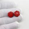 Una variedad de cuentas de nube de cinabrio de arena roja, joyería de estilo étnico para hacer tú mismo, pulsera, collar, llavero, accesorios de nube de cinabrio auspiciosos