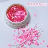 Bolsa de Material con Lentejuelas Explosivas de Flor de Cerezo para Celebridades de Internet, Decoración Mixta, Nuevo Parche Ultra-delgado de Petalo Polarizado para Uñas DIY 2022