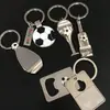 Chaveiro abridor de garrafa de metal liga de zinco profissional de fábrica Copa do Mundo futebol empresa vinícola presente