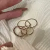 Anillo Sencillo para Mujer con Acabado de Alta Gama, Anillo Versátil para el Dedo Índice, Anillo de Banda Ultradelgada, Combinación Completa de Diamantes, Joyería Apilable, Exquisito y Único
