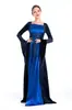 Nuevo Vestido Largo Medieval Renacentista Europeo y Americano, Vestido Retro con Cintura de Cordones, Vestido Largo Estilo Corte para Mujer