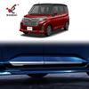 Adecuado para Toyota Roomy modificado moldura lateral de puerta lentejuelas cabello grande THOR especial carrocería galvanoplastia tira de parachoques