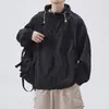 Ropa con Protección Solar para Hombre Verano Nuevo Estilo Ligera y Delgada Sensación de Hielo Transpirable con Capucha Ropa con Protección Solar para Hombre y Mujer Ocio al Aire Libre Ropa para la Piel Chaqueta
