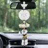 Pendente de perfume para carro de fábrica Xiangyun jade verde lótus cabaça pingente decorativo criativo para carro acessórios de carro atacado