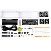 Kit para Montar Relógio Digital com Voz, Componentes Eletrônicos DIY, Relógio Digital LED de Tubo, Treinamento de Soldagem com Microcontrolador